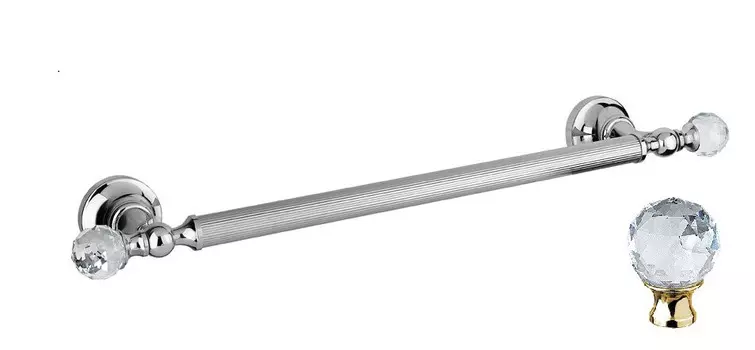 Полотенцедержатель золото 24 карат, swarovski Cezares Olimp OLIMP-TH05-03/24-M
