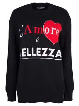 Кашемировый джемпер с узором DOLCE & GABBANA
