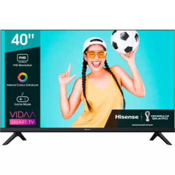 Телевизор Hisense 40A4BG Frameless черный (FULL HD, WiFi Smart TV)