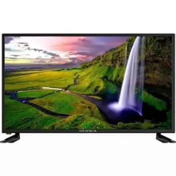 Телевизор Supra STV-LC39ST0045W черный HD 60Hz DVB-T DVB-T2 DVB-C USB WiFi Smart TV