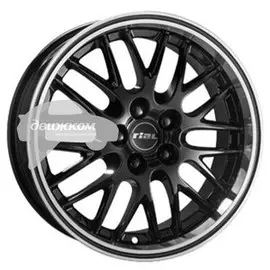 Литые диски Rial 8,5x18/5x120 ET32 D72,6 Norano Diamant black lip polished