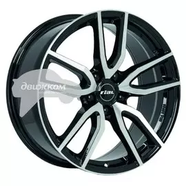 Литые диски Rial 8x19/5x112 ET40 D70,1 Torino Diamant black front polished