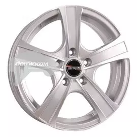 Литые диски Tech Line 406 5,5х14/4х100 D67,1 ET35 Silver