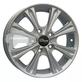 Литые диски Tech Line 526 5,5х15/4х100 D60,1 ET45 Silver