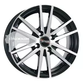 Литые диски Tech Line 6x15/5x114,3 D67,1 ET45 535 Черный+серебристый