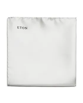 Шелковый нагрудный платок Итона Швеции Eton, белый