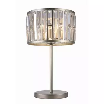 Интерьерная настольная лампа хрустальная Lumien Hall Carol 0003/3T-SRGD-CL