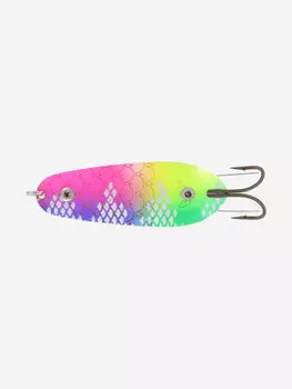 Блесна колеблющаяся Kuusamo Rasanen 70/10 незацепляйка, Pink/Li/FYe/GR-S, Розовый