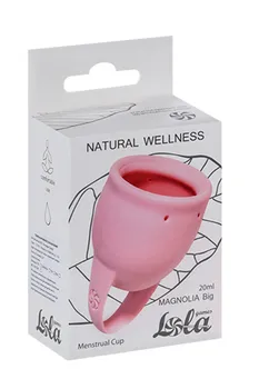 Менструальная чаша Natural Wellness Magnolia Big цвет розовый 4000-14lola силикон, 20 мл