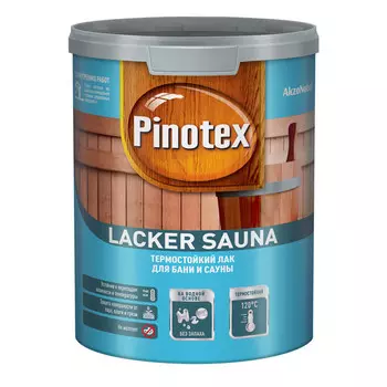 лак для саун PINOTEX Lacker Sauna 1л полуматовый, арт.5254107