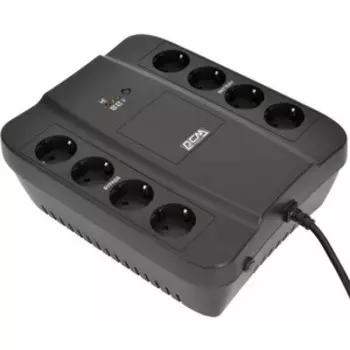 ИБП PowerCom Spider SPD-850N 850ВА 510Вт 4+4xEURO черный (SPD-850N)
