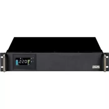 ИБП PowerCom King Pro RM KIN-1200AP LCD 720Вт 1200ВА черный