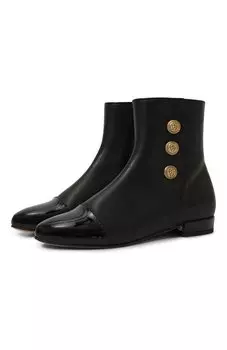 Кожаные полусапоги Balmain