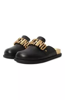 Кожаные сабо Moschino