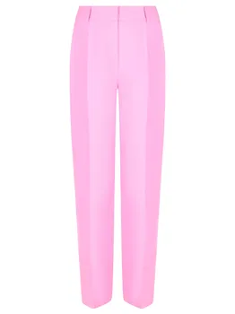 Брюки из вискозы и льна VASSA&CO