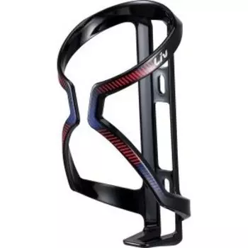 Флягодержатель велосипедный LIV AIRWAY SPORT, нейлон, черный/красный/синий, 490000117