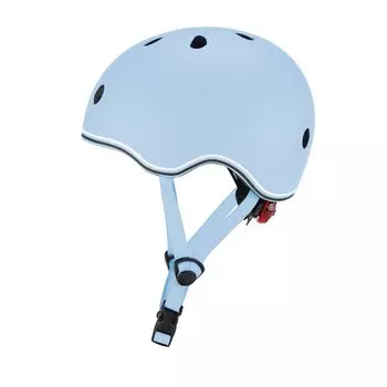 Шлем велосипедный Globber GO UP LIGHTS, детский, пастельно-синий (Размер: XXS/XS (45-51CM) )