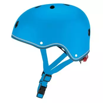Шлем велосипедный Globber PRIMO LIGHTS, детский, голубой (Размер: XS/S (48-53CM) )