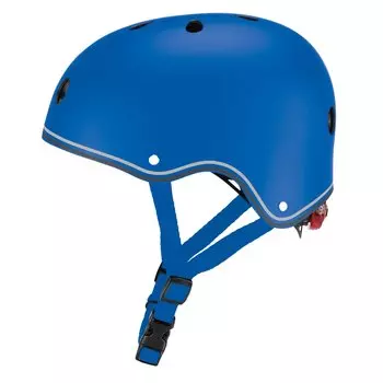 Шлем велосипедный Globber PRIMO LIGHTS, детский, синий (Размер: XS/S (48-53CM))