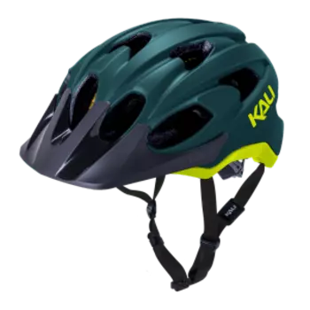 Шлем велосипедный KALI PACE TRAIL/MTB, LDL, CF, 15 отверстий, Mat Tel/Fluo Ylw