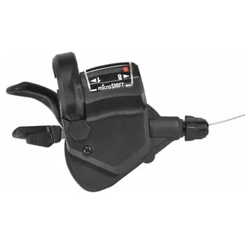 Шифтер MICROSHIFT TS39-8, правый, 8 передач, триггер, черный, HQ-0010364