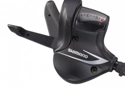 Шифтер Shimano Acera M360, правый, 8 скоростей, трос 2050мм нержавейка, .ESLM360RAT