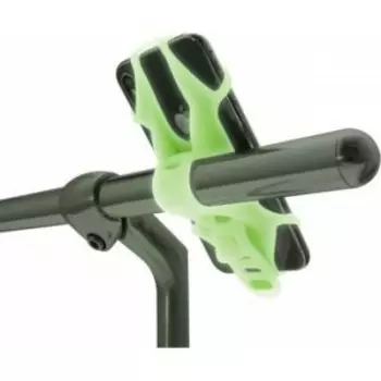 Держатель для смартфона Bone Collection BIKE TIE, силикон, на руль, 4.0'-6.0', люминисцентный зеленый, 07-150014