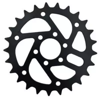 Звезда передняя BMX KENLI, 1/2''x1/8''х25Т. сталь. черная, KL-C115