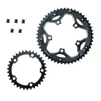 Звёзды передние PROWHEEL, 50/34T, BCD110, на пятилапку, чёрный, ZTB21212