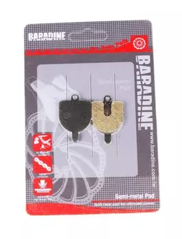 Колодки BARADINE для дисков тормозных DS-06 органические (RST MECHANICAL), блистер, DS-06