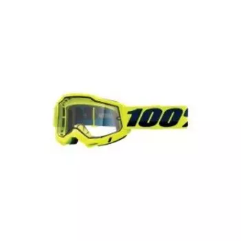 Веломаска 100% Accuri 2 Enduro Goggle Fluo Yellow / Clear Dual Lens, 50015-00003