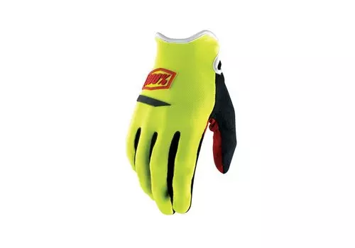 Велоперчатки 100% Ridecamp Glove, желтый, 2017