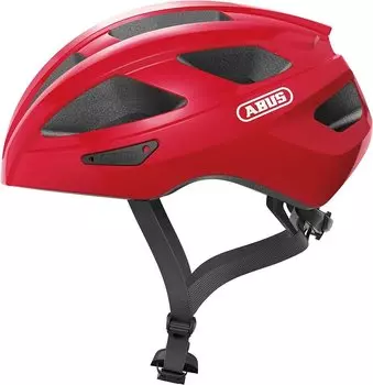 Шлем ABUS Macator, с регулировкой, 13 отв, сетка от насекомых, красный, 05-0087223