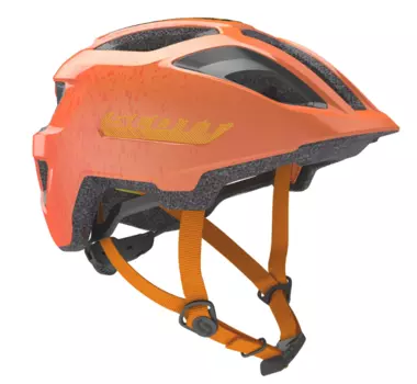 Шлем подростковый велосипедный SCOTT Spunto Junior Plus (CE), fire orange, 2020