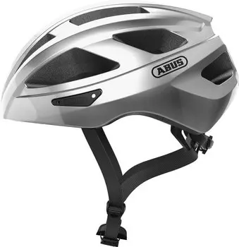 Шлем велосипедный ABUS Macator, gleam silver, 2020, 05-0087220 (Размер: S (51-55см))