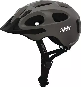 Шлем велосипедный ABUS Youn-I-Ace, metallic silver, 2021, 05-0081822 (Размер: M(52-57см))