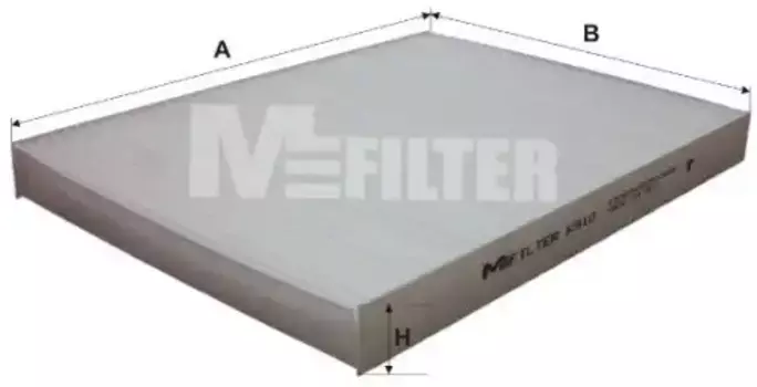 Салонный фильтр MFILTER K 910 AUDI A3 1.9TDi 96-01,Seat Cordoba 1.0-1.8/1.9TDi 99-02,VW Passat 2.0TDi 03-05