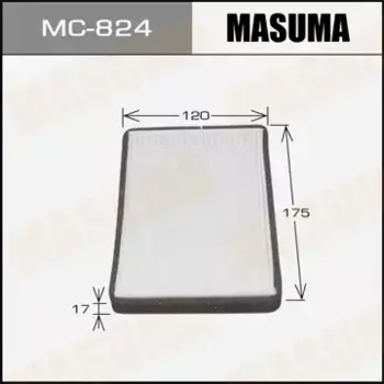 Салонный фильтр MASUMA MC-824 TOYOTA Duet 96-04, Daihatsu Hijet Atrai/Mira/Cuore/ Mira Gino/Move 98-04