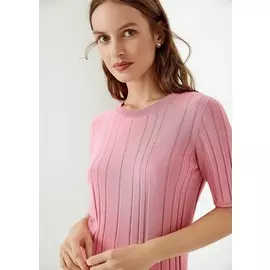 Вязаный топ с коротким рукавом S(44)