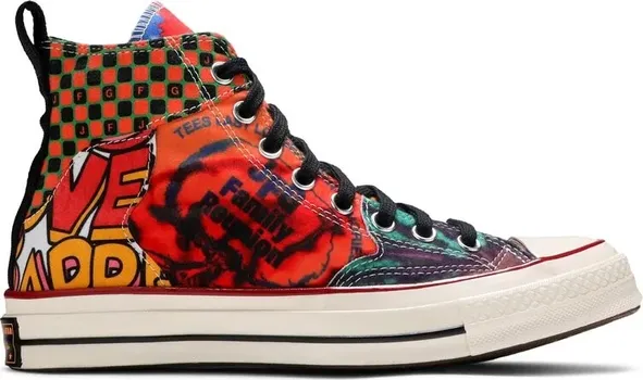 Кроссовки Converse Joe Freshgoods x Chuck 70 High JFG Graphic Tee Collage, разноцветный
