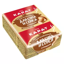 Сыр плавленный с грибами для супа Карат