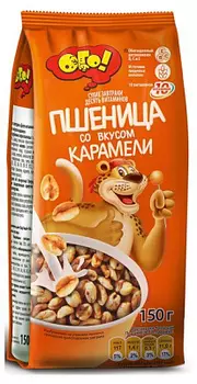 Завтрак сухой Пшеница с карамелью Ого!