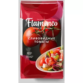 Томаты сливовидные на ветке 450г Фламенко