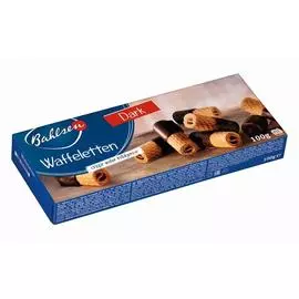 Трубочки вафельные Waffeletten в горьком шоколаде BAHLSEN