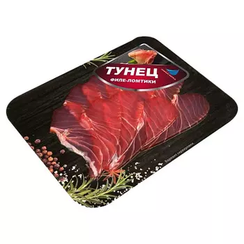 Тунец желтоперый филе-ломтики х/к 100г Дивный Берег