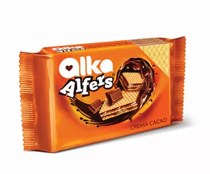 Вафли Alfers с какао кремом Alka