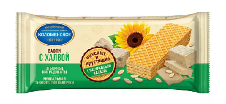 Вафли с халвой Коломенское