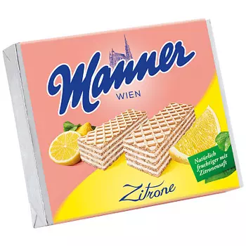 Вафли с лимонным кремом Manner
