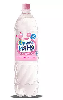 Вода детская негазированная ФрутоНяня 1.5 л.