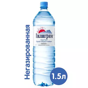 Вода талая Ледники Северного Кавказа 1.5л Пилигрим